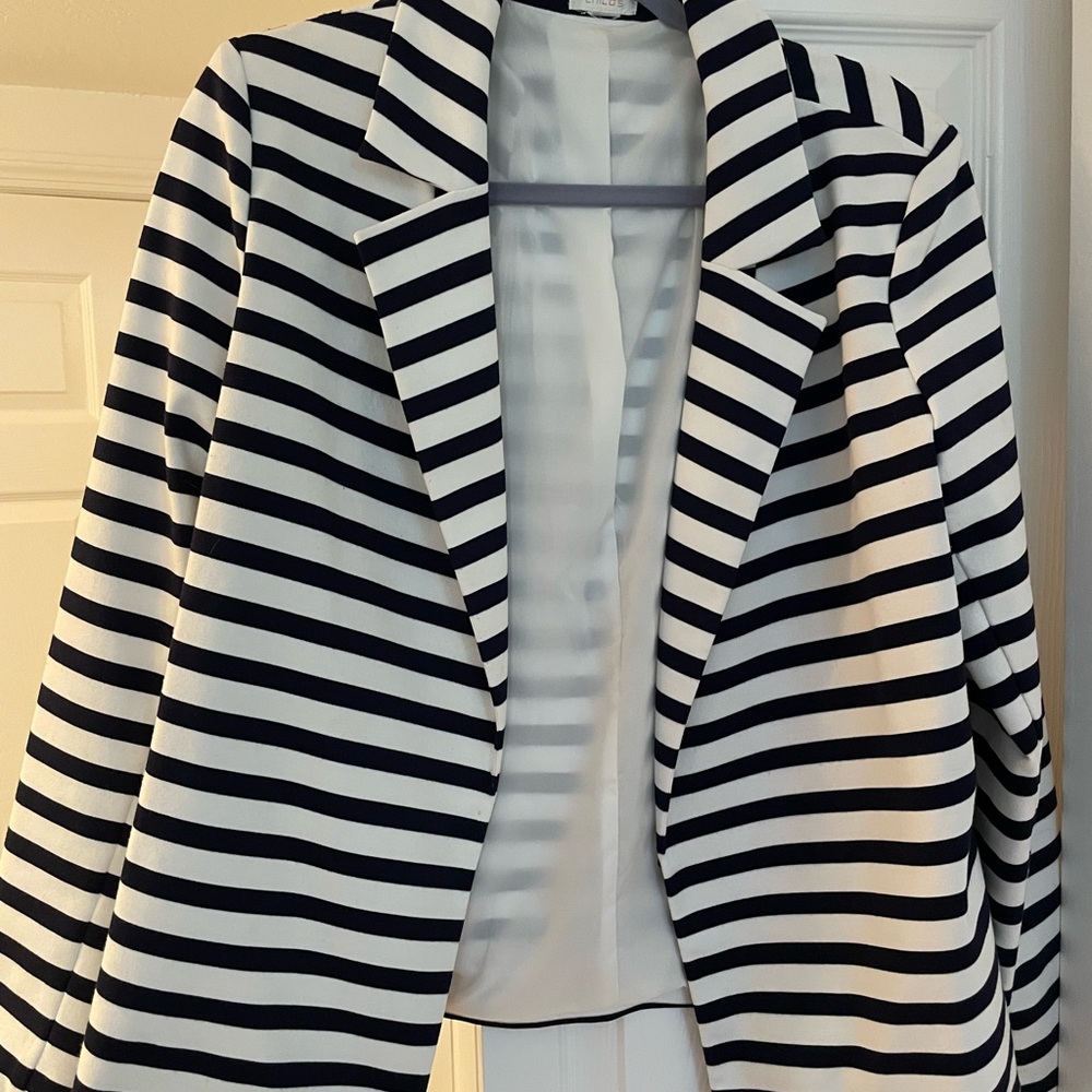 Chico’s Striped Women's Blazer